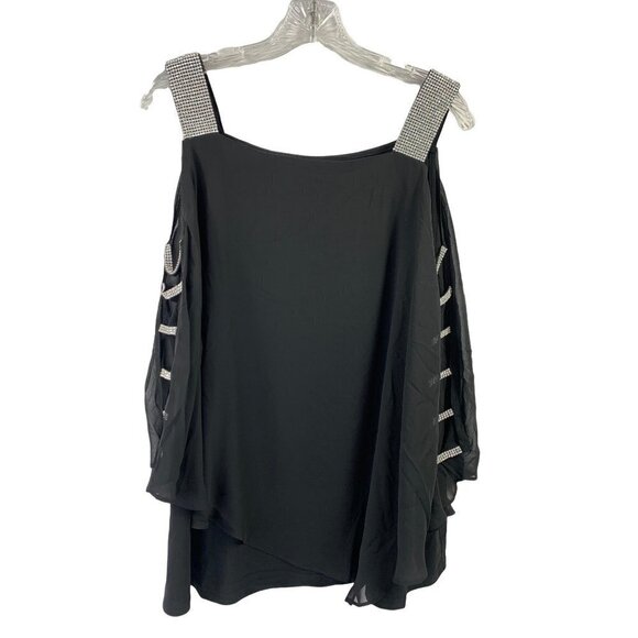 Roz & Ali Tops - Roz & Ali Women’s Black Top